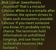 an image of green text from the game final fantasy xxiv. what it says is in the caption.